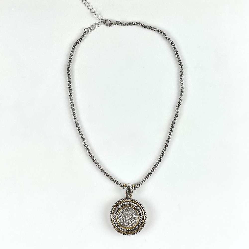 Women's Chain necklace - Crystal Pendant